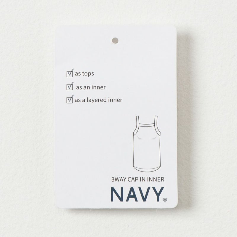 NAVY カップ付きタンクトップ レディース商品画像-9