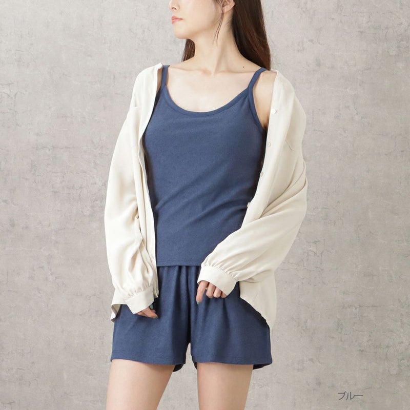 NAVY カップ付きパイルルームウェアセット レディース商品画像-3
