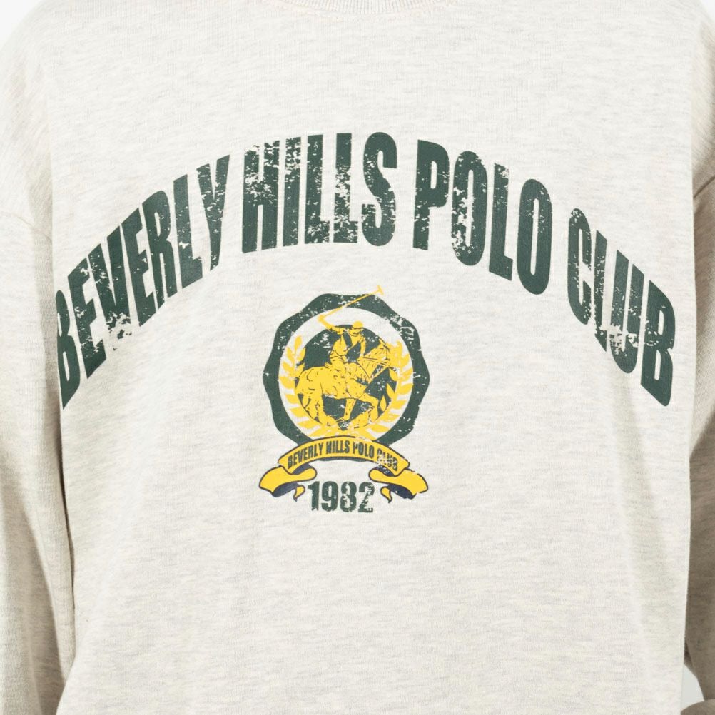 BEVERLY HILLS POLO CLUB 裏毛ビッグトレーナー メンズ