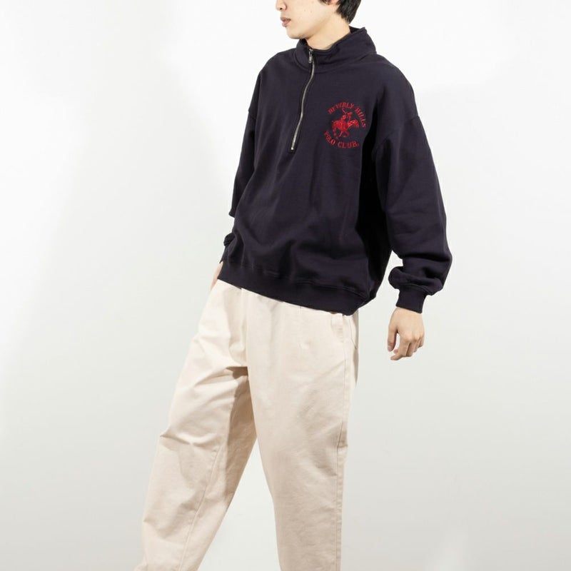 【オンラインストア限定】BEVERLY HILLS POLO CLUB ビッグハーフジップトレーナー メンズ商品画像-11