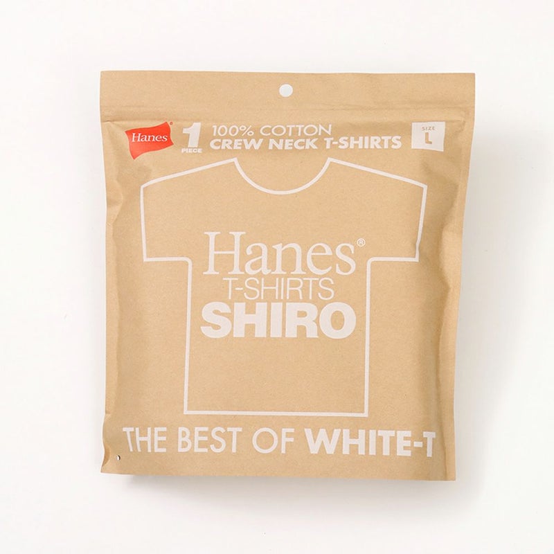[期間限定価格]Hanes SHIRO クルーネックTシャツ メンズ メール便 対応商品商品画像-1
