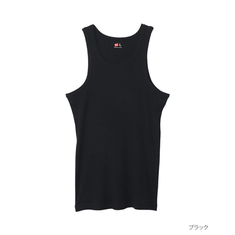 Hanes  リブタンクトップ メンズ メール便 対応商品商品画像-2