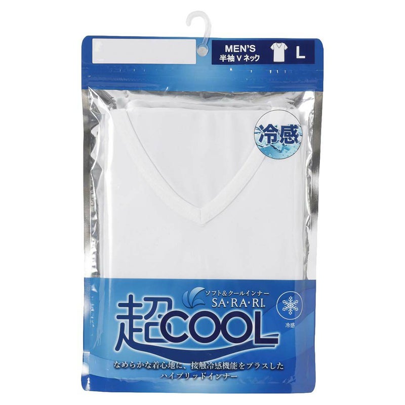 SARARI COOL VネックTシャツ メンズ メール便 対応商品商品画像-14