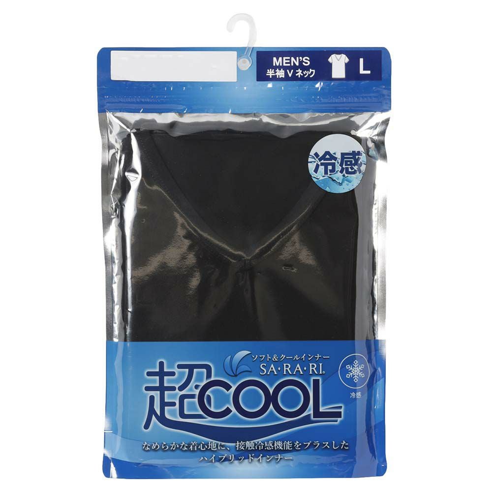 SARARI COOL VネックTシャツ メンズ ネコポス 対応商品