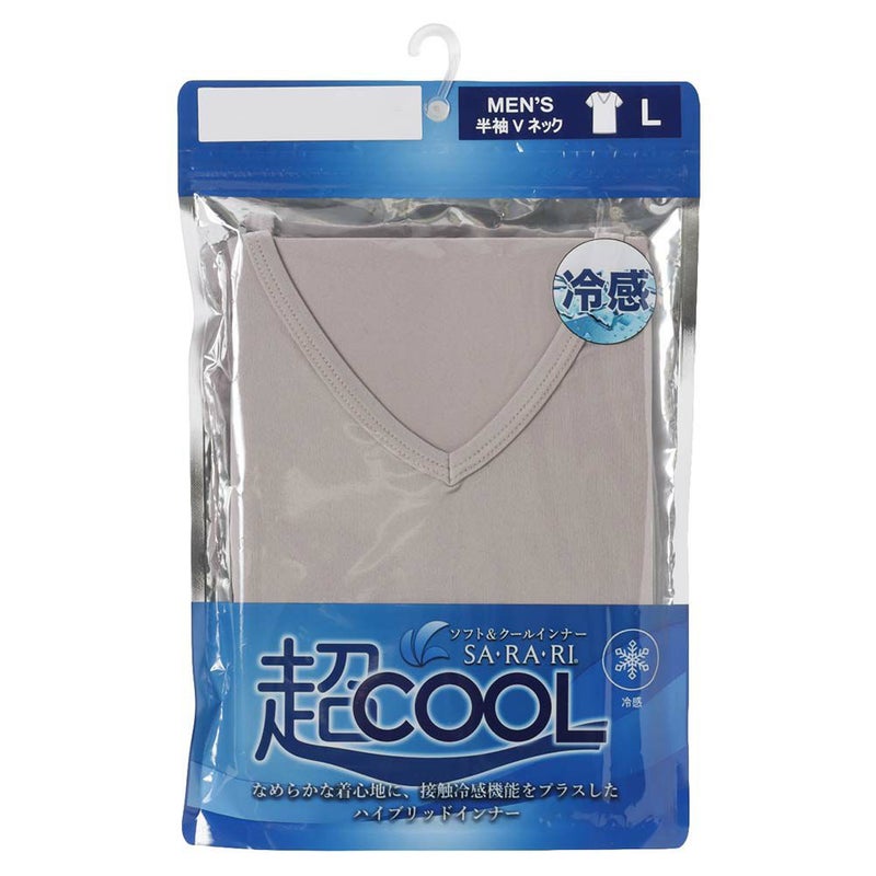SARARI COOL VネックTシャツ メンズ メール便 対応商品商品画像-16