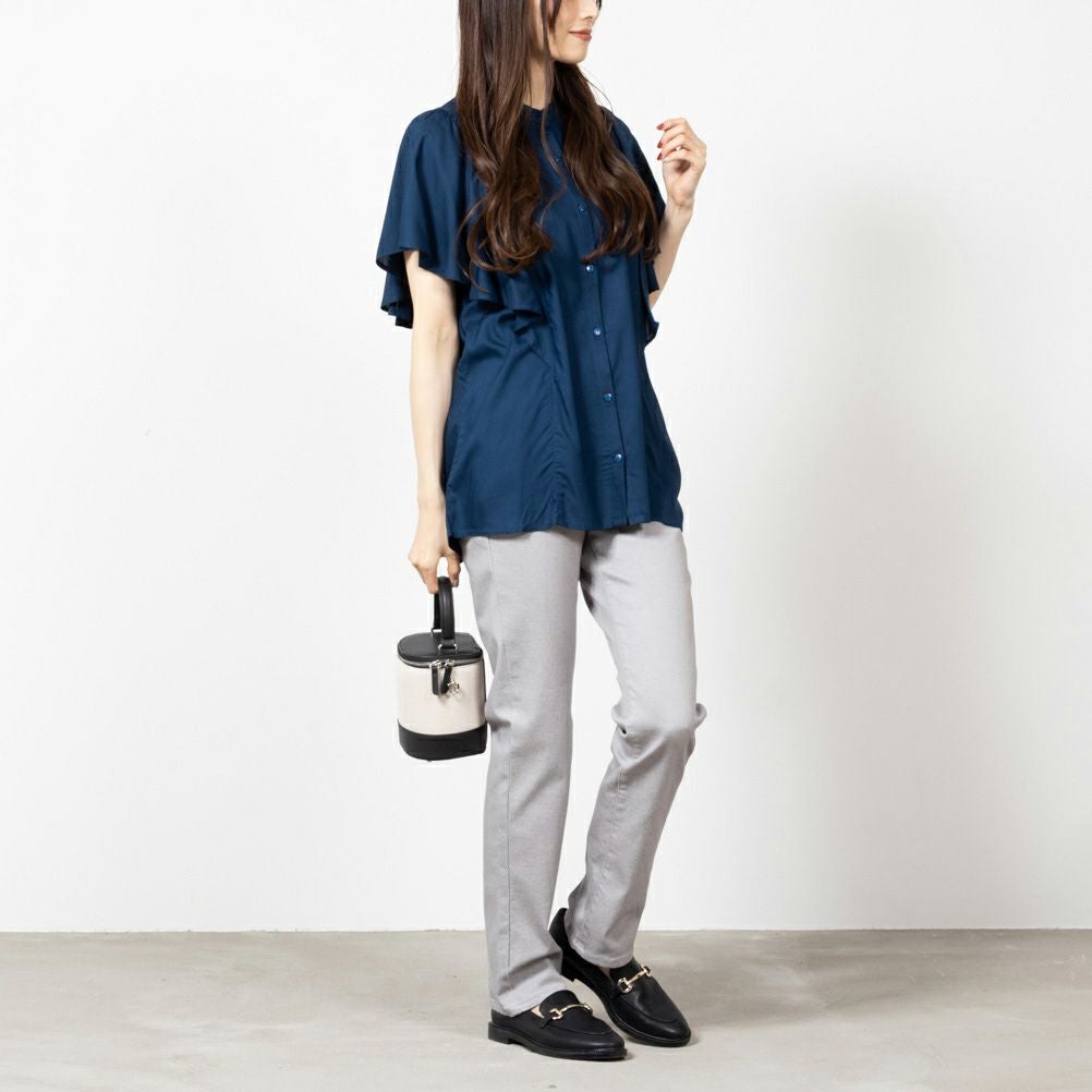 EDWIN インターナショナルベーシック ゆったりストレートパンツ レディース