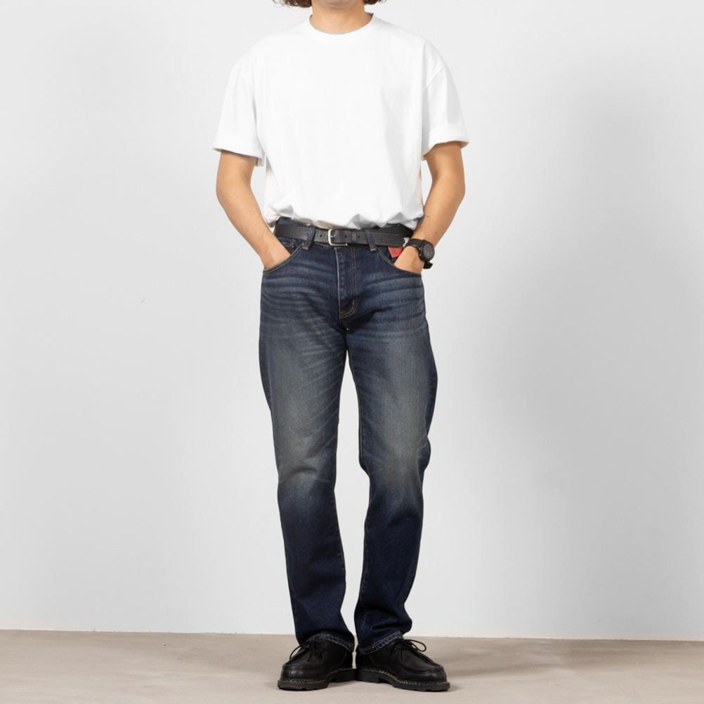 EDWIN XV レギュラーストレートデニムパンツ メンズ