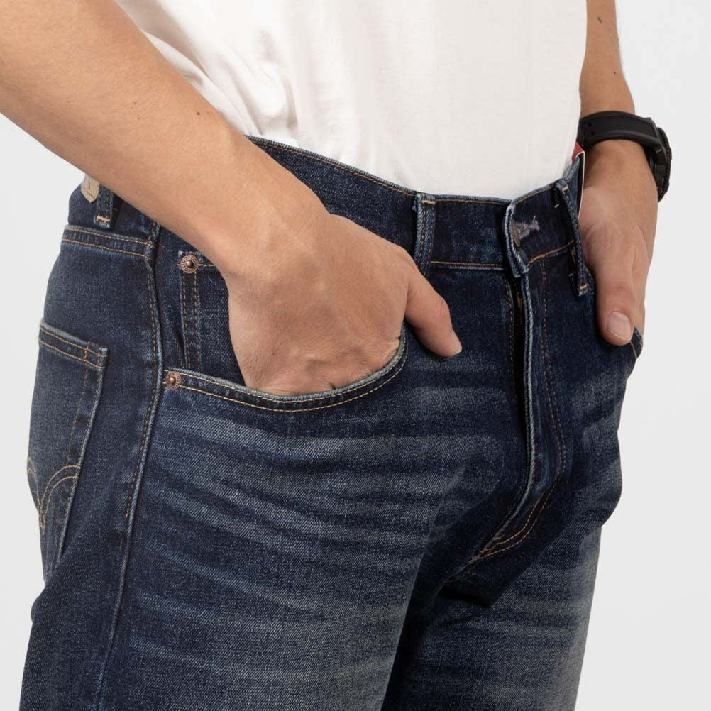 EDWIN XV レギュラーストレートデニムパンツ メンズ