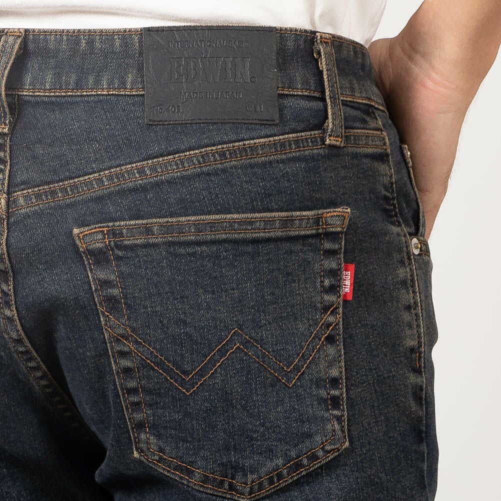 EDWIN INB 403 FLEX レギュラーストレートパンツ メンズ