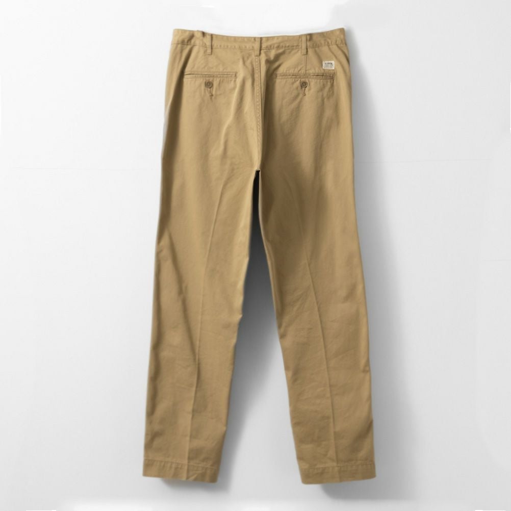 EDWIN KHAKIS タックテーパードチノパンツ メンズ