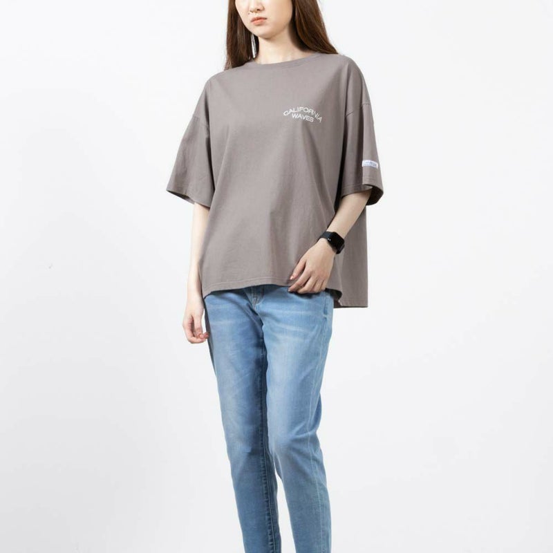 UNDERWRAPS ルーズシルエットクルーネックTシャツ レディース メール便 対応商品商品画像-10