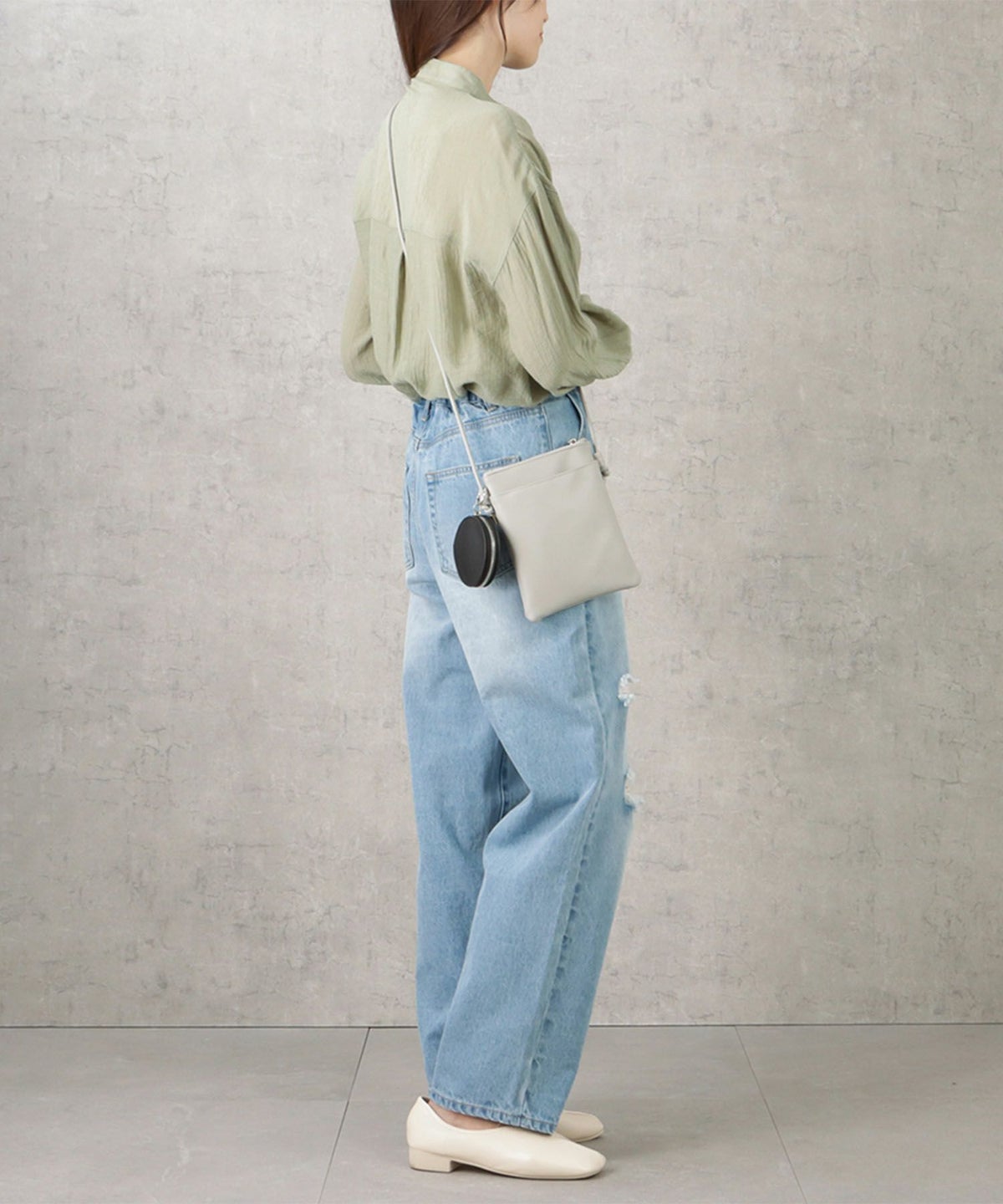 ポーチ付きショルダーバッグ