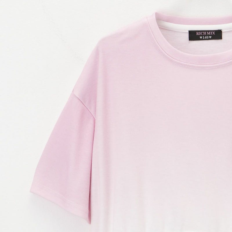 RICH MIX 段染め風プリントワンピース キッズ商品画像-3