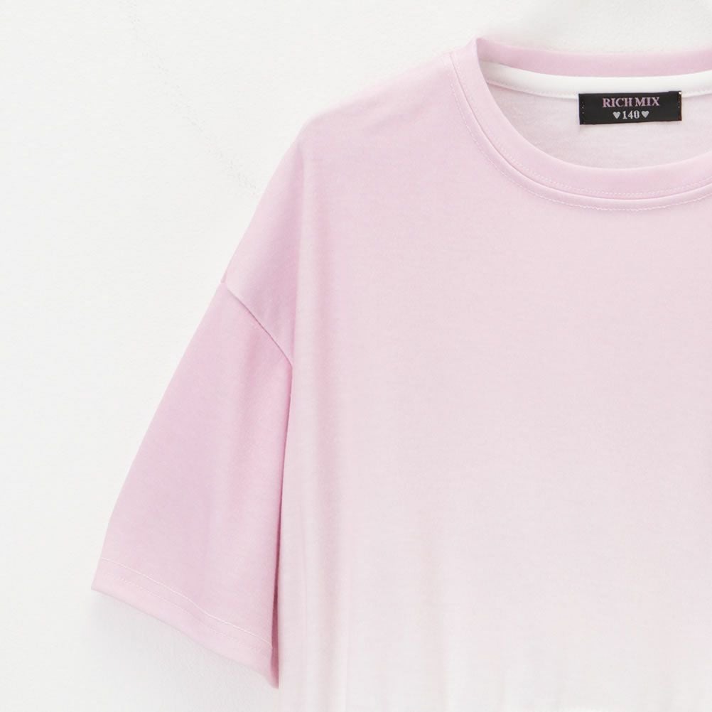 RICH MIX 段染め風プリントワンピース キッズ