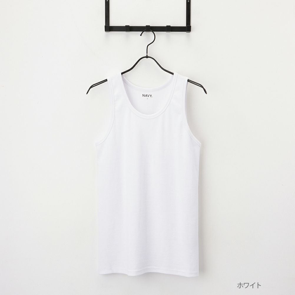 NAVY テレコタンクトップ メンズ ネコポス 対応商品