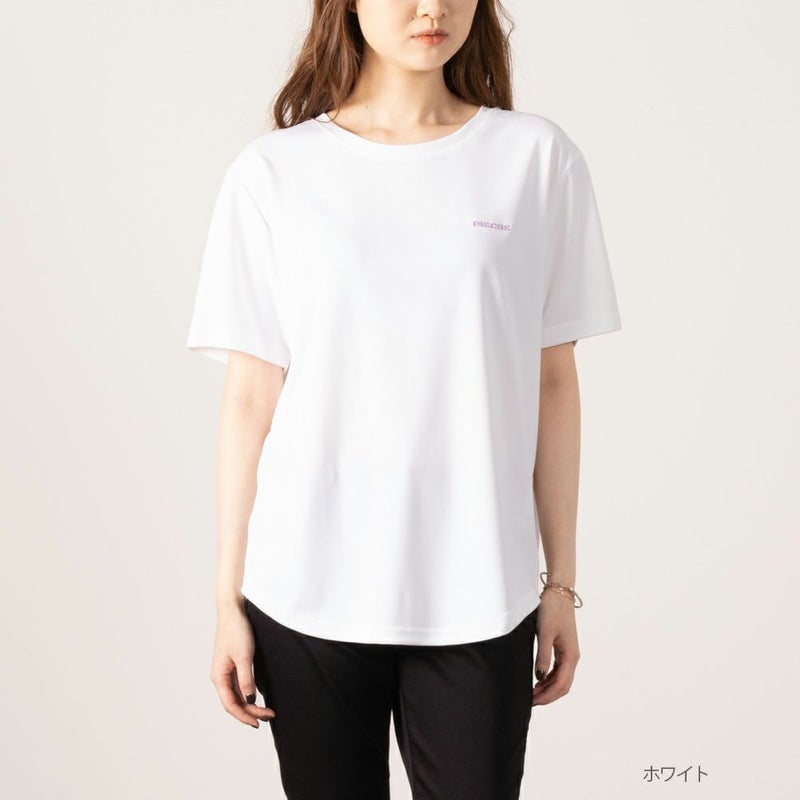 【オンラインストア限定】DISCUS ソフトメッシュ裾ラウンドTシャツ レディース メール便 対応商品商品画像-2
