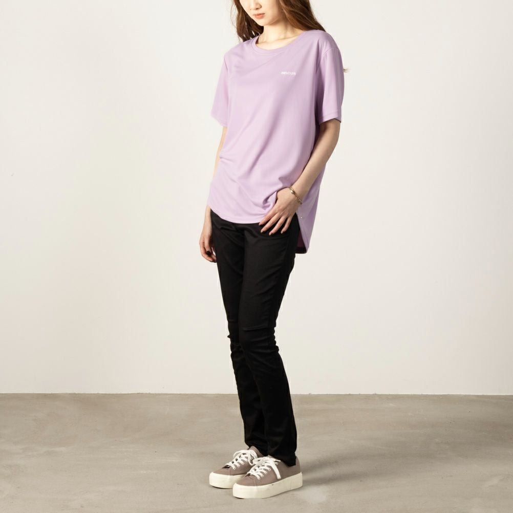 DISCUS ソフトメッシュ裾ラウンドTシャツ レディース ネコポス 対応商品