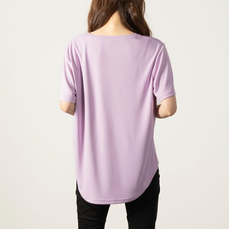 【オンラインストア限定】DISCUS ソフトメッシュ裾ラウンドTシャツ レディース メール便 対応商品商品画像-7