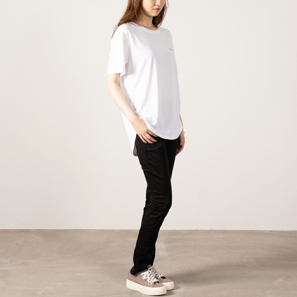 DISCUS ソフトメッシュ裾ラウンドTシャツ レディース ネコポス 対応商品