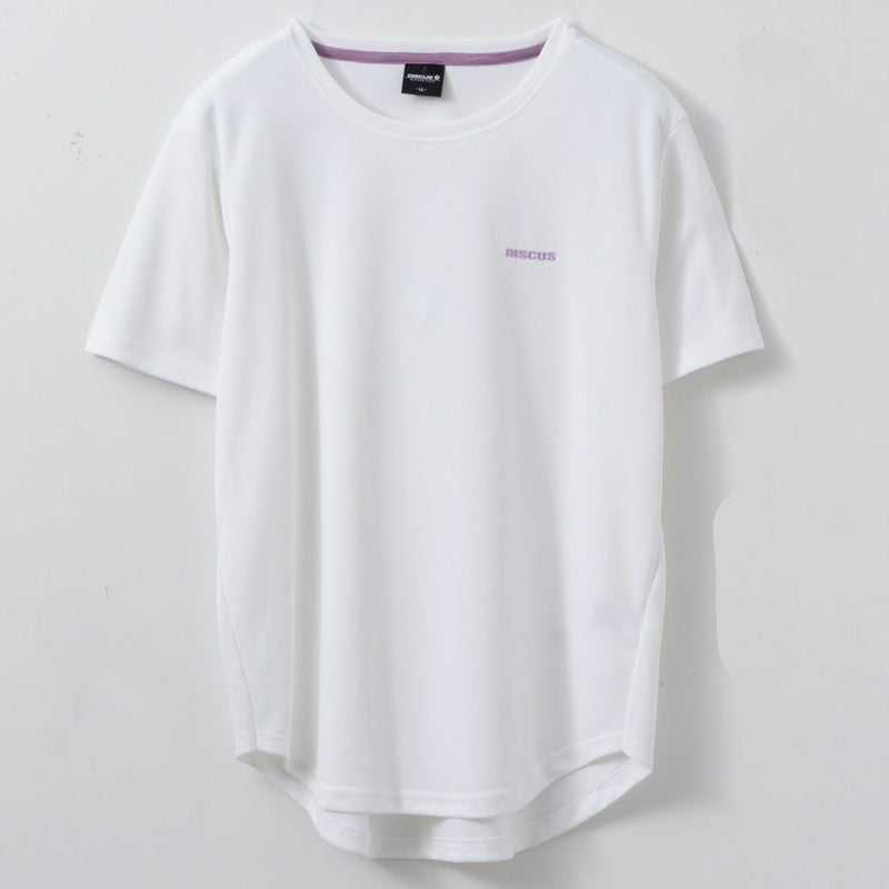 【オンラインストア限定】DISCUS ソフトメッシュ裾ラウンドTシャツ レディース メール便 対応商品商品画像-16