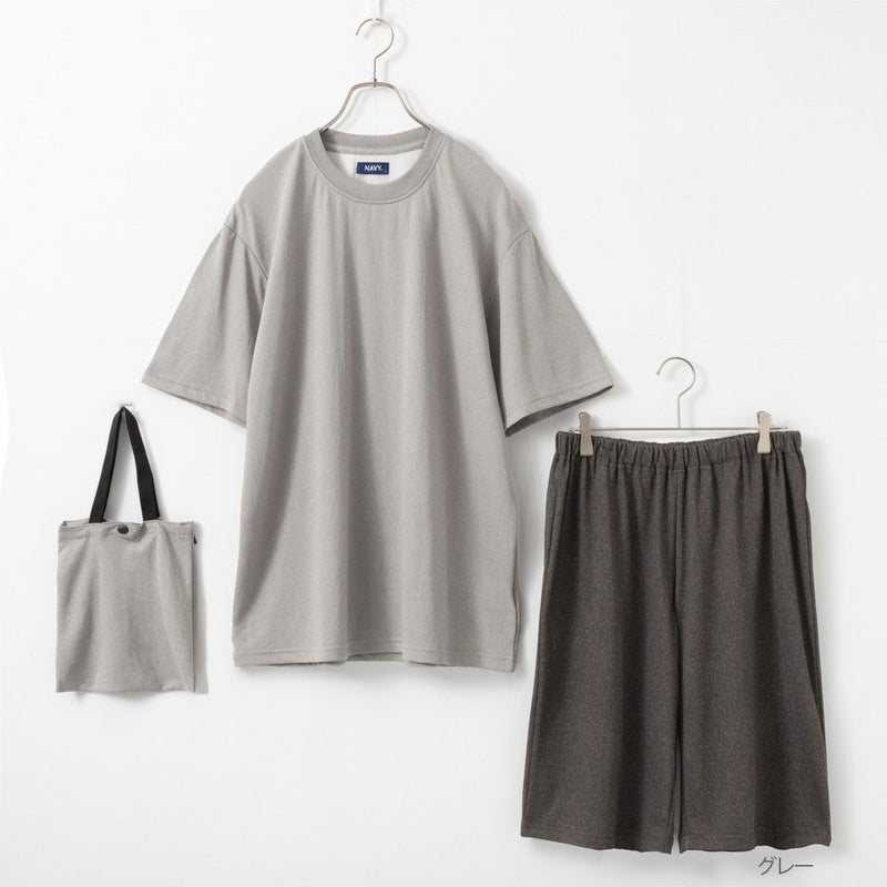 NAVY SARARI ドライTシャツセットアップ メンズ商品画像-3