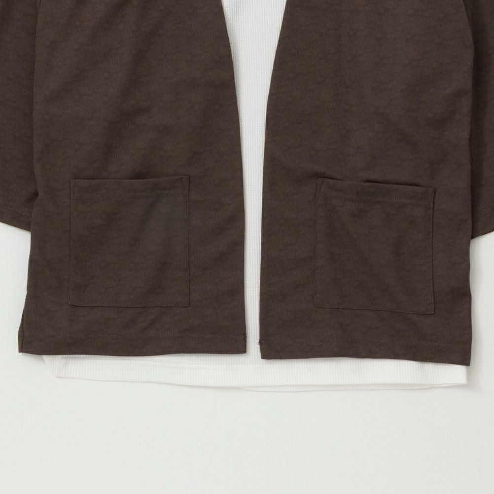 URBAN COLLECTION 梨地クロップドカーディガンアンサンブル メンズ