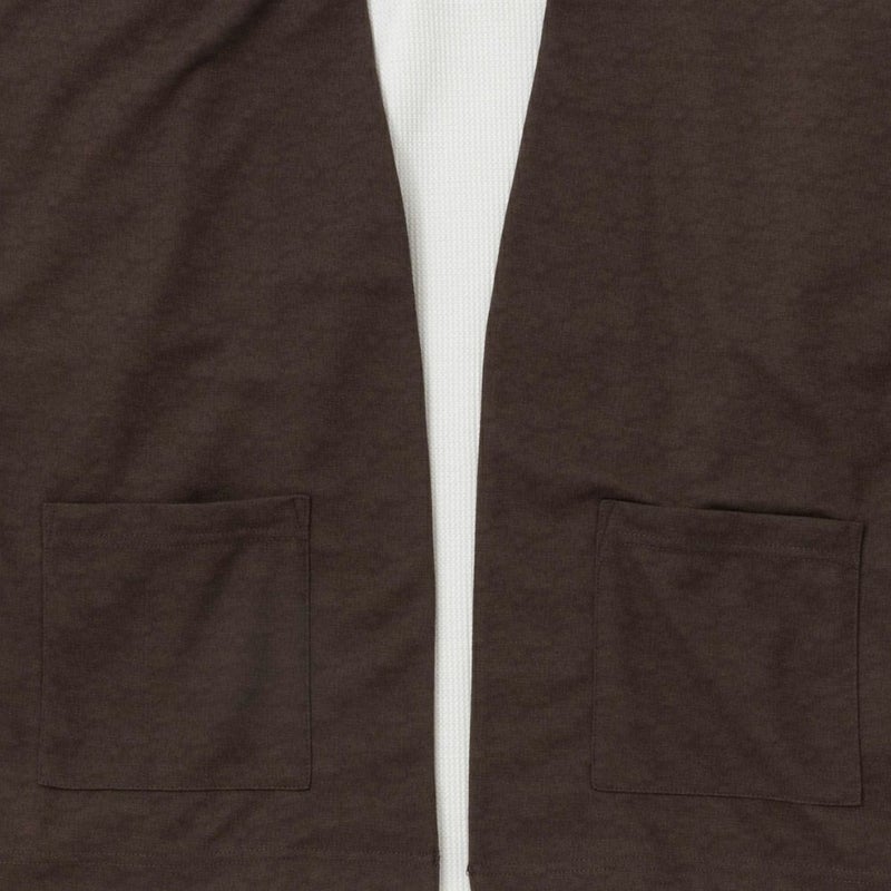 [期間限定価格]URBAN COLLECTION 梨地クロップドカーディガンアンサンブル メンズ商品画像-8