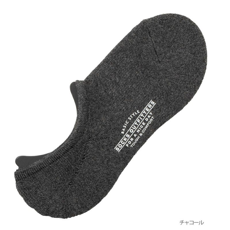 NAVY  無地＆杢調スニーカーインソックス メンズ商品画像-3