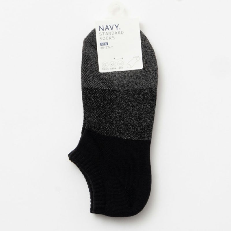 NAVY 切り替え柄アンクルソックス メンズ商品画像-11
