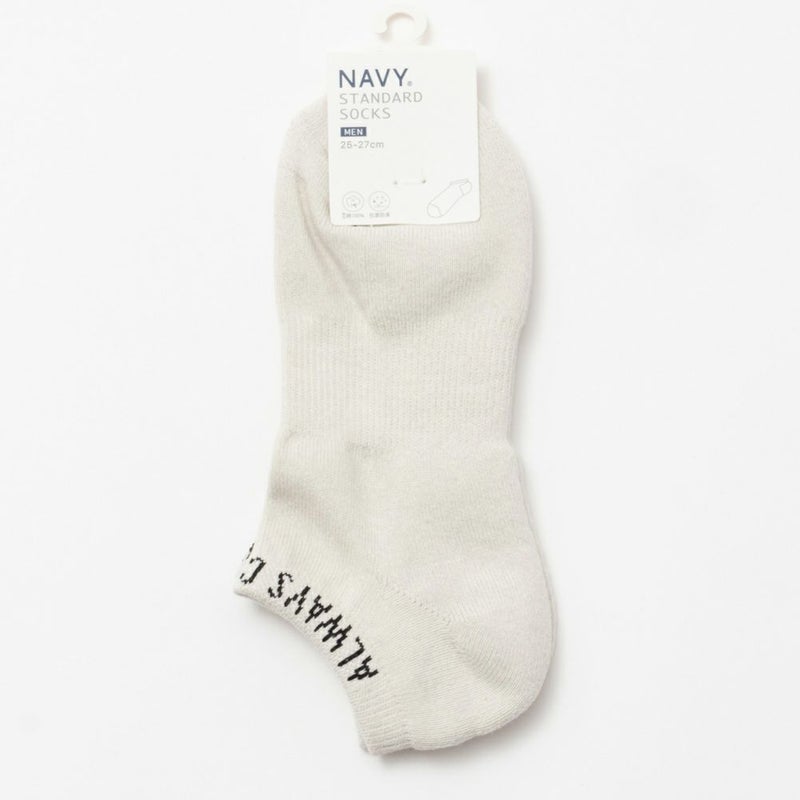 NAVY ロゴ入りアンクルソックス メンズ商品画像-11