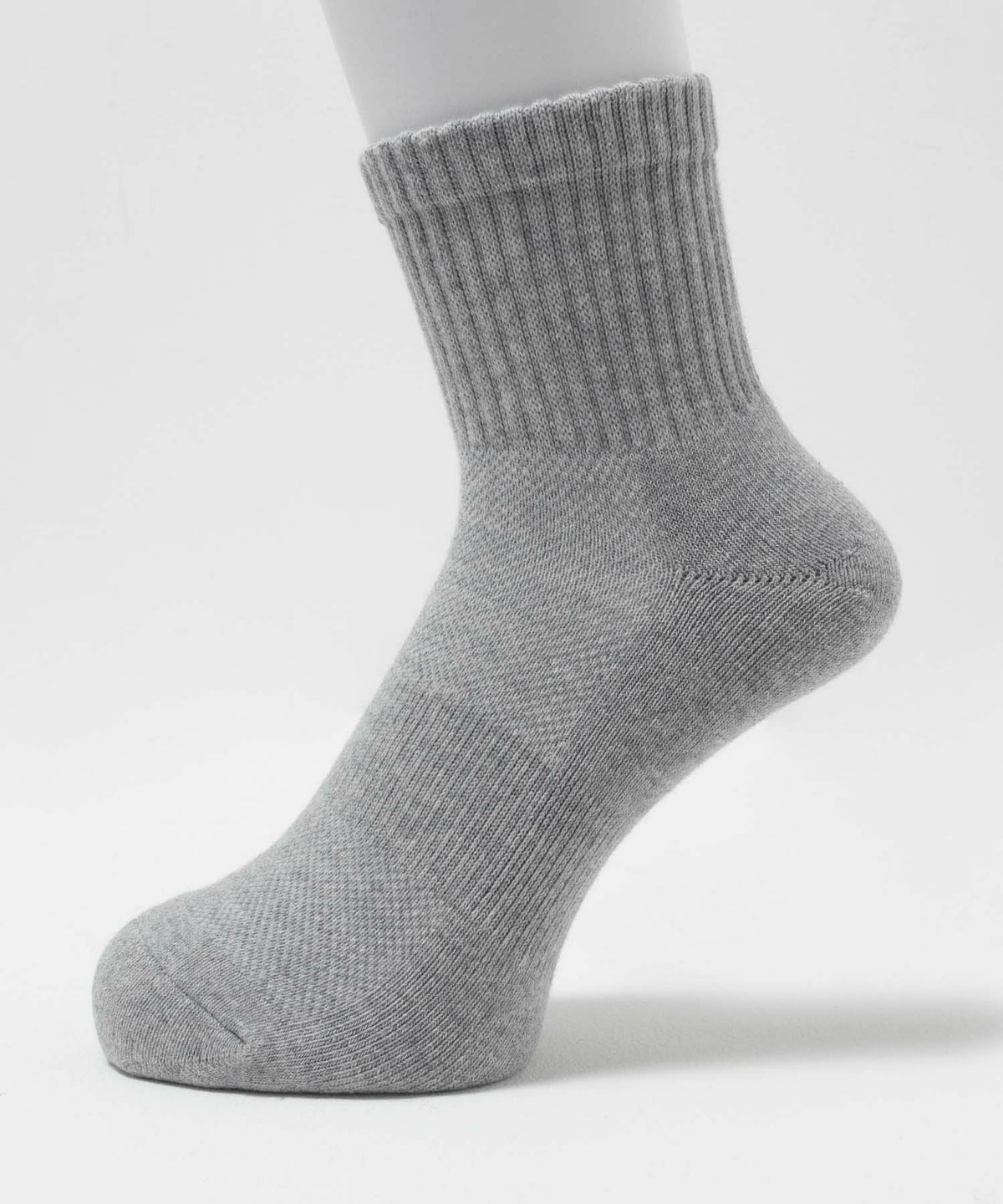 NAVY 無地クォーターソックス メンズ