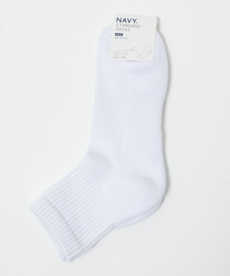 NAVY 無地クォーターソックス メンズ商品画像-20