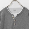 NAVY ヘンリーネックフェイクレイヤード長袖Tシャツ メンズ商品サムネイル-5