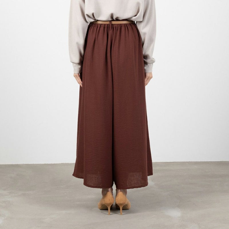 NAVY  ベルト付きスラブスカーチョ レディース商品画像-6