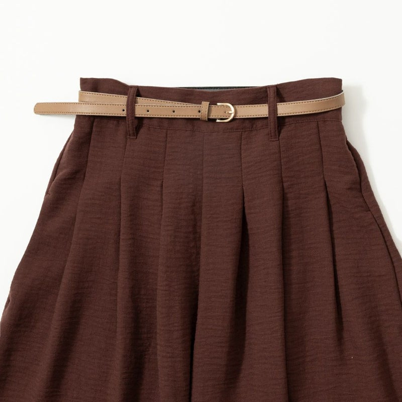 NAVY ベルト付きスラブスカーチョ レディース商品画像-13