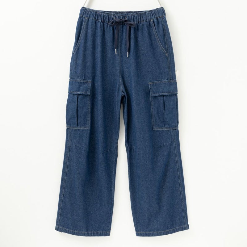 [期間限定価格]NAVY デニムカーゴパンツ レディース商品画像-7