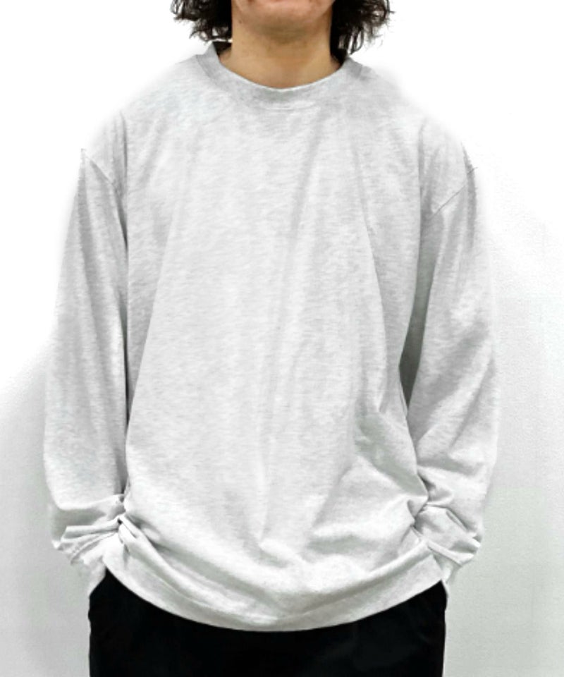 [期間限定価格]NAVY USコットン ベーシックロングスリーブTシャツ メンズ商品画像-1