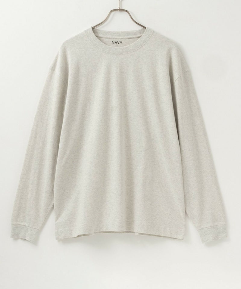 [期間限定価格]NAVY USコットン ベーシックロングスリーブTシャツ メンズ商品画像-9