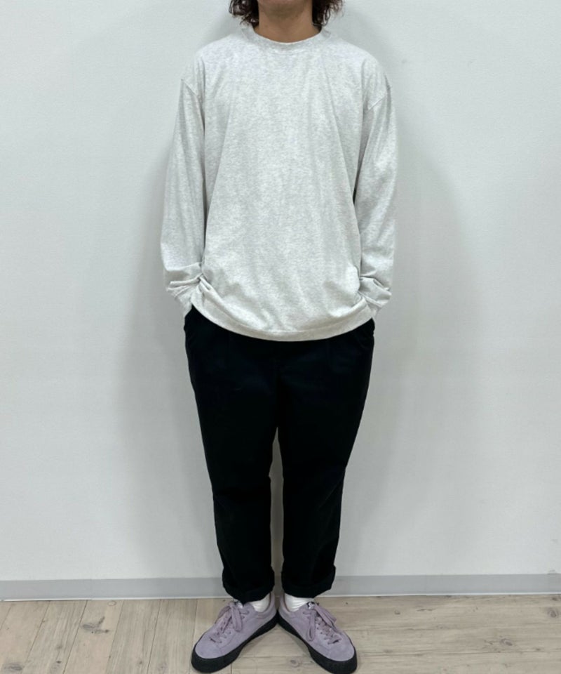 [期間限定価格]NAVY USコットン ベーシックロングスリーブTシャツ メンズ商品画像-10