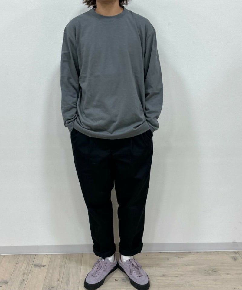 NAVY USコットン ベーシックロングスリーブTシャツ メンズ商品画像-22