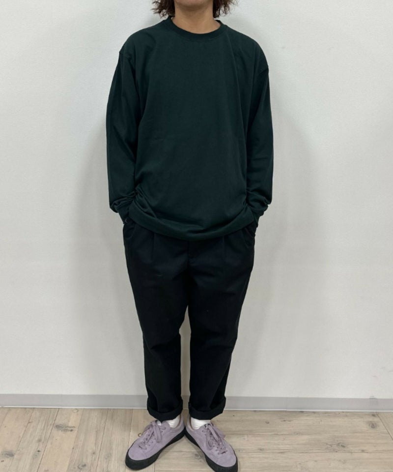 NAVY USコットン ベーシックロングスリーブTシャツ メンズ商品画像-30