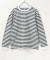 NAVY USコットン100% ボーダー長袖Tシャツ メンズ商品サムネイル-2