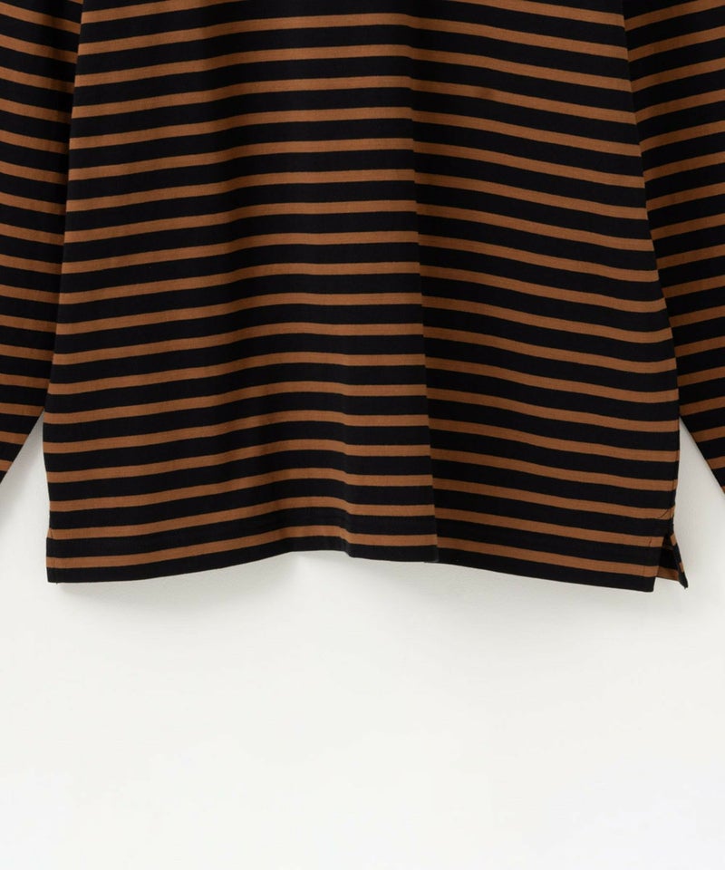 NAVY USコットン100% ボーダー長袖Tシャツ メンズ商品画像-24