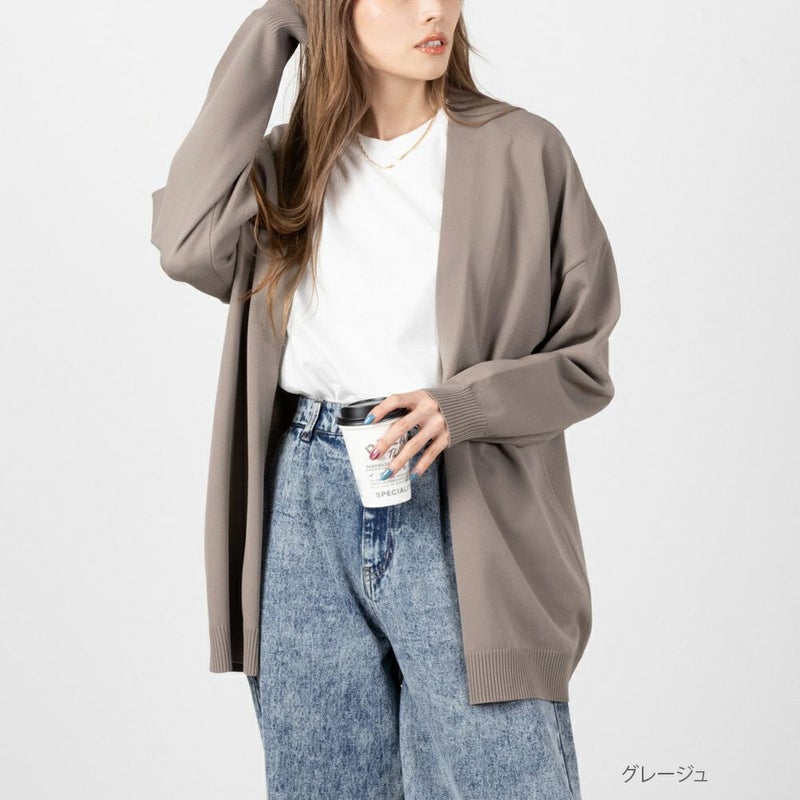 [期間限定knit]NAVY ニットトッパーアンサンブル レディース商品画像-3