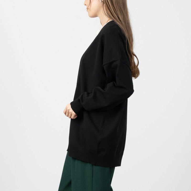 [期間限定knit]NAVY ニットトッパーアンサンブル レディース商品画像-5