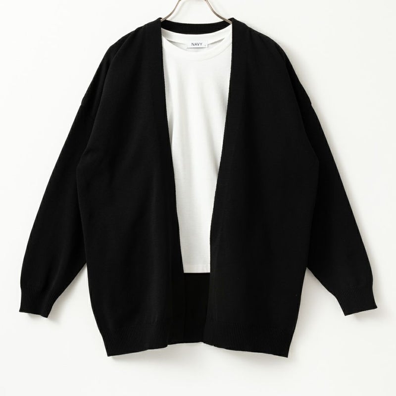 [期間限定knit]NAVY ニットトッパーアンサンブル レディース商品画像-9