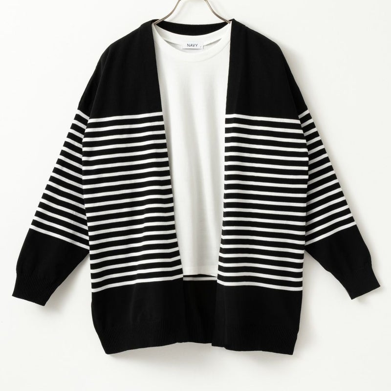 [期間限定knit]NAVY ニットトッパーアンサンブル レディース商品画像-11