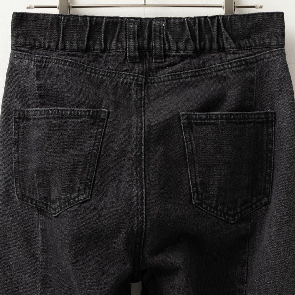 NAVY GOOD STYLE JEANS 切替セミワイドパンツ レディース