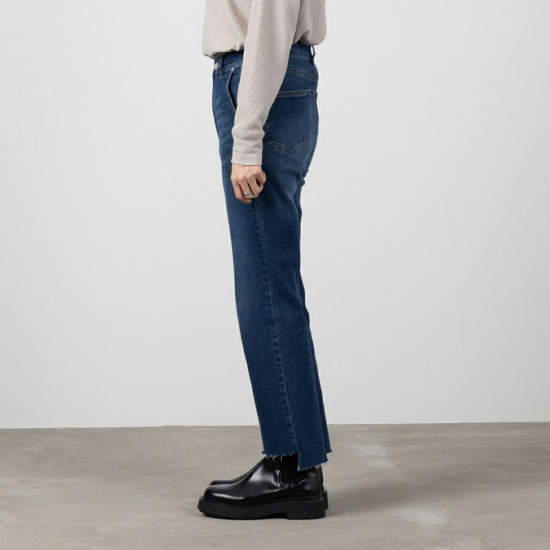 NAVY GOOD STYLE JEANS 裾フリンジセミフレアパンツ レディース商品画像-5