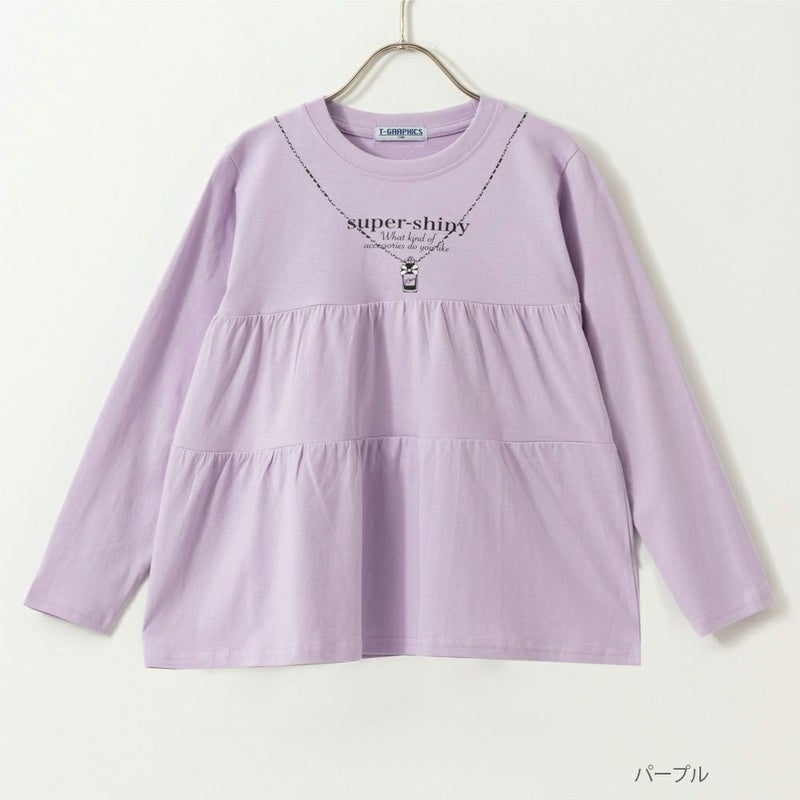 T-GRAPHICS  ティアード長袖Tシャツ キッズ メール便 対応商品商品画像-1